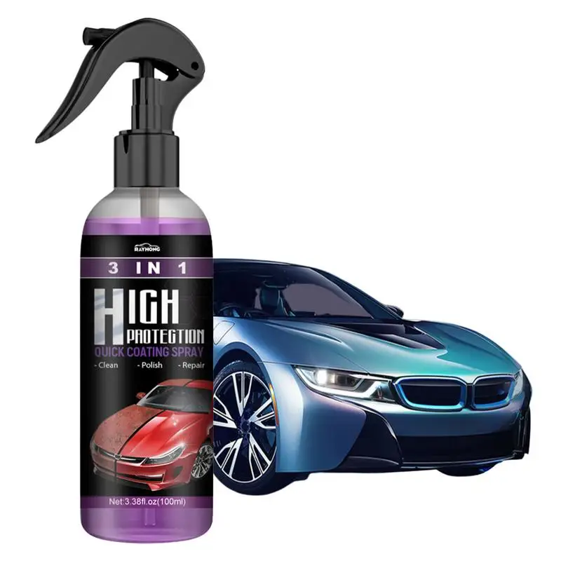 

30ml/100ml Car Ceramic Coating Spray 3 In 1 Auto Nano Ceramic Coating Polishing Spraying Wax Car Paint Scratch Repair Remover