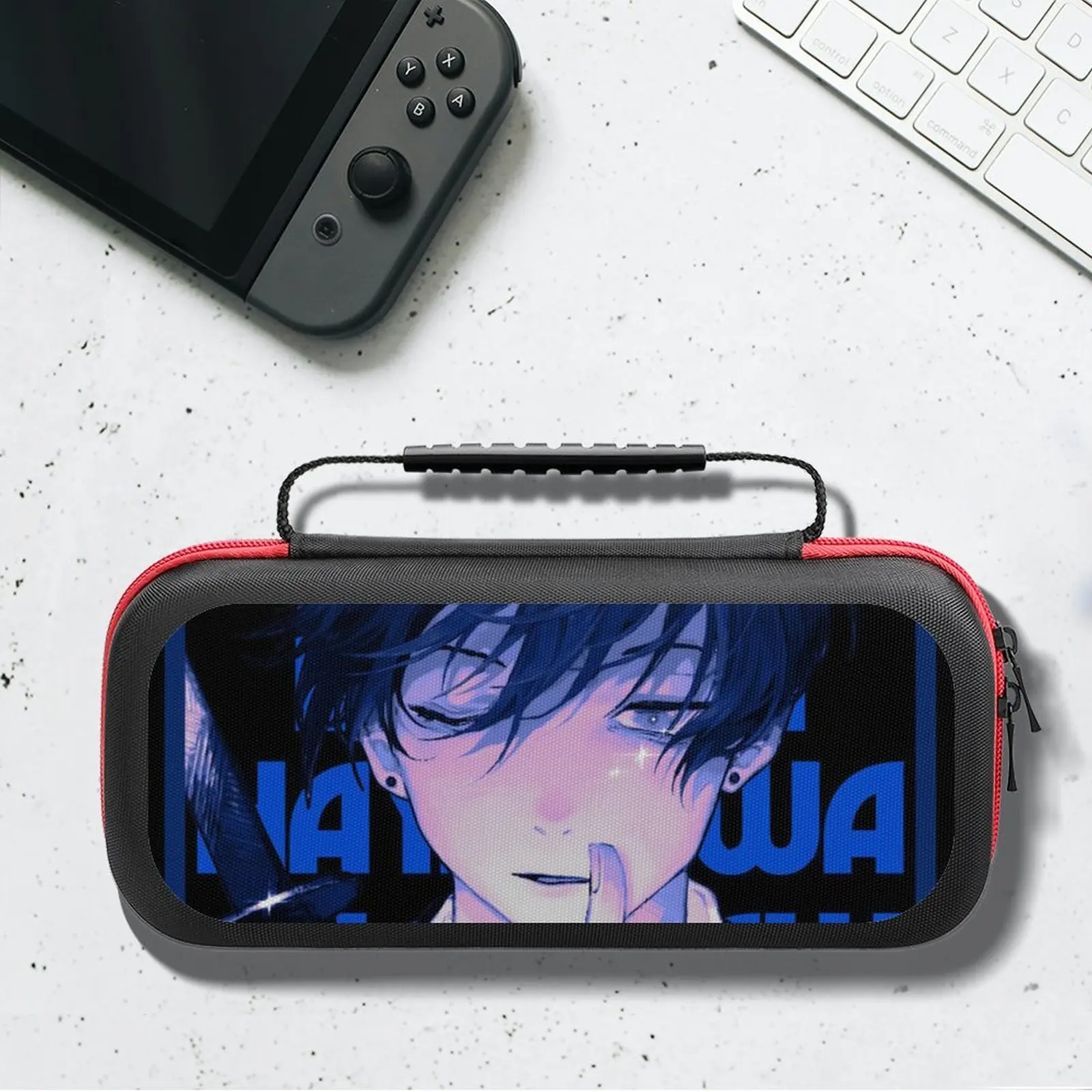 

Chainsaw Man Aki Hayakawa Storage Bag For Nintendo Switch Warrior Denji Love Funny Devil Purpose Portable Pouch Protective Case