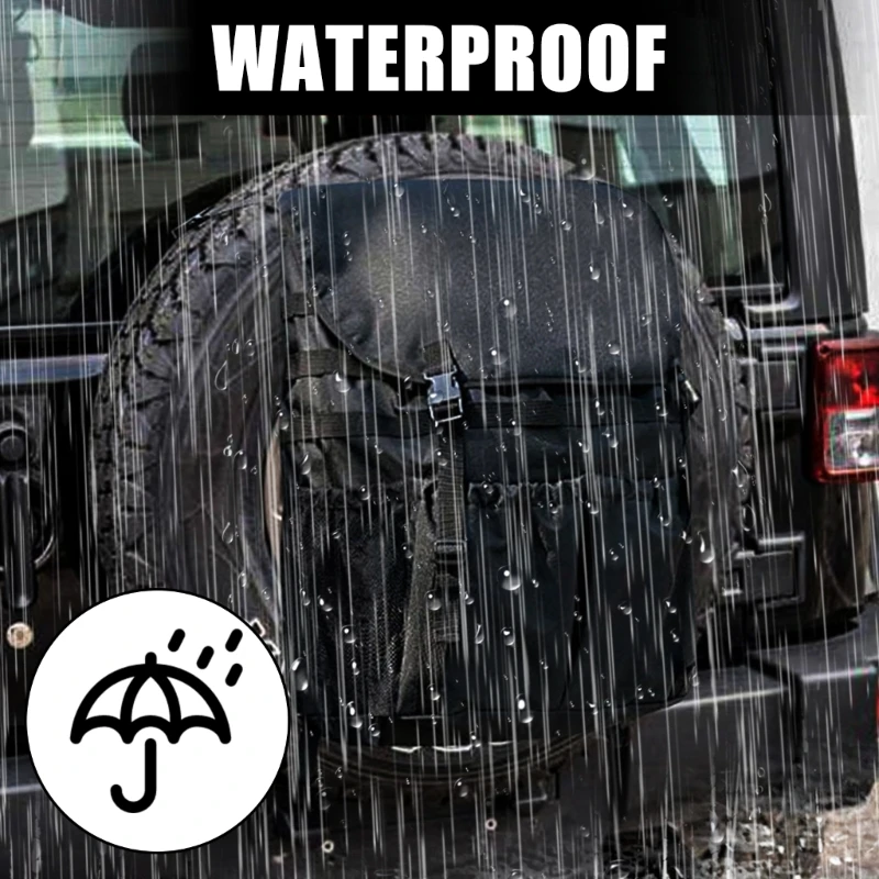 Сумка для запасного колеса грузовика с несколькими отделениями организованного