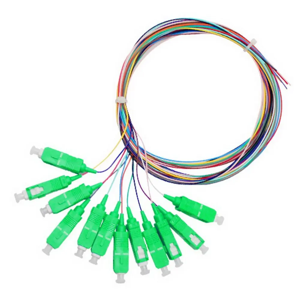 

2022 New 1.5 m Optic Cable Jumper SC/APC 12-core Bundle Pigtail Optical Patch Cord Fiber Jumper Durable Cable Fast Delivery