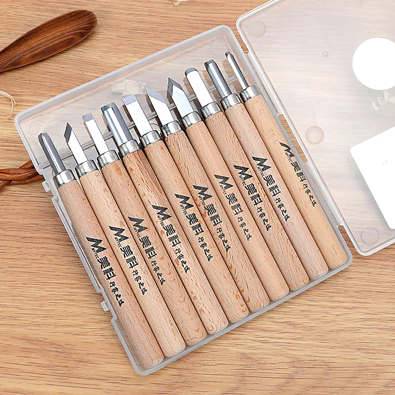 

1 Набор ручка для вырезания по дереву, нож для вырезания по дереву, инструменты для резьбы по дереву, хобби, искусства, ремесла, набор для резания по дереву