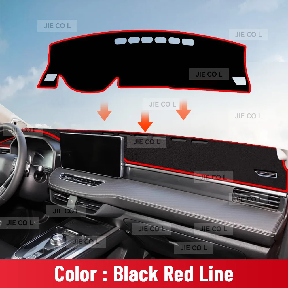 

Для HAVAL JOLION 2023 2024 2025 автомобильный чехол для приборной панели, солнцезащитный козырек, противоскользящий коврик, светозащитный коврик, защитные аксессуары