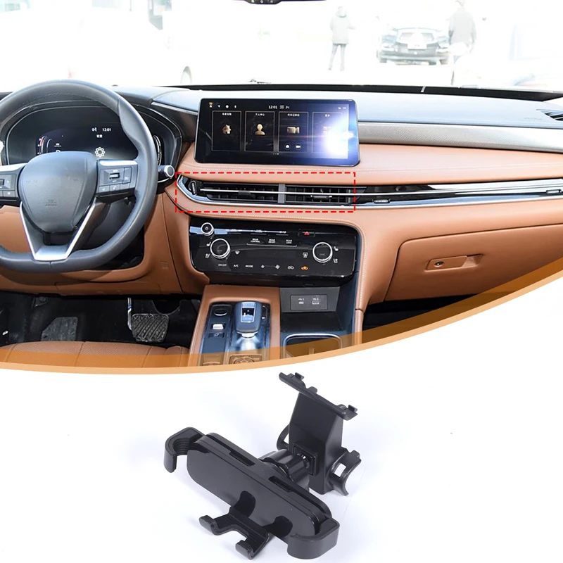 Для Infiniti QX60 2022-2024 ABS автомобильный держатель телефона кронштейн крепление