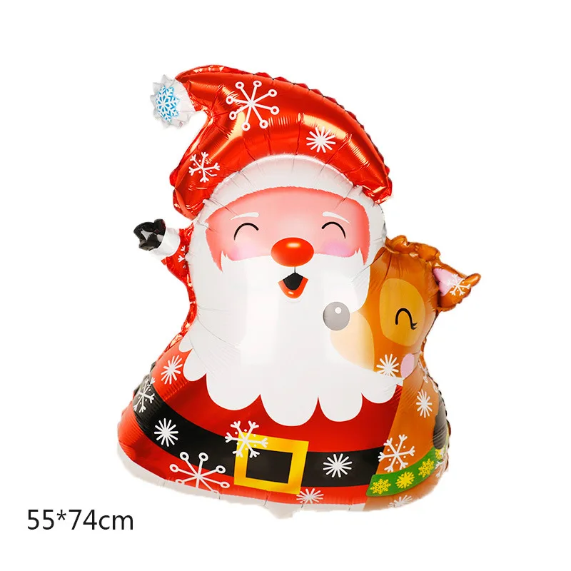 

Christmas Reindeer Snowman Santa Clause Helium Foil Balloons Christmas Party Decorations Christmas Gift Toy Air Globos