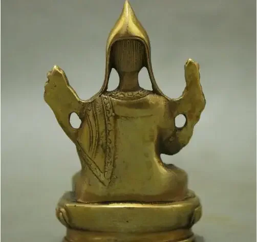 Медная статуя Тибетский буддизм Латунь Лотос Je Tsongkhapa Tsong-ha-pa Статуя Будды FiguriNE (art.: 3920cbdf45b2e) - 3920cbdf45b2e