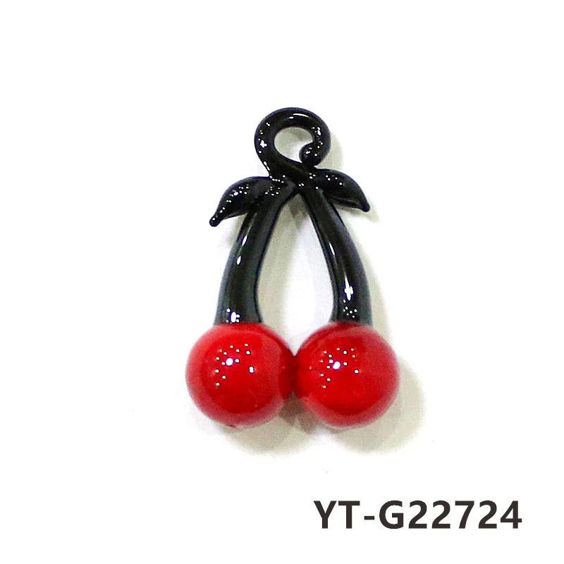 

2 штуки стеклянных вишневых подвесок JSSMTLP