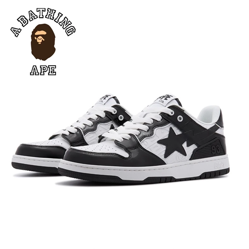 

New A BATHING APE SK8 Sta Classics Men Women BapeGoose Sports Sneakers None-Slip Breathable Bapesta Low Outdoor Walking Shoes