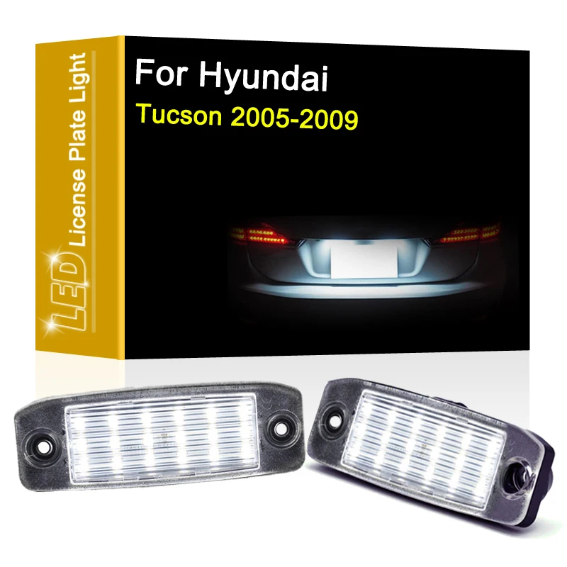 

12 В фотолампа для Hyundai Tucson 2005 2006 2007 2008 2009 Белый номерной знак в сборе