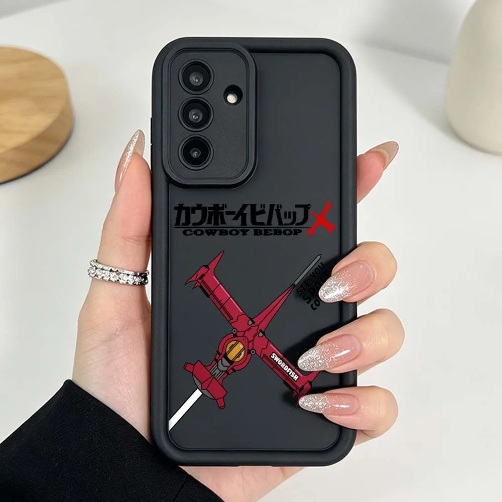 Фото Чехол для телефона с изображением Cowboy Bebop для Samsung Galaxy A71 A57 A56 A55 A54 A53 A52s A17 A16 A06, силиконовый чехол с рисунком Eye Ladder №3