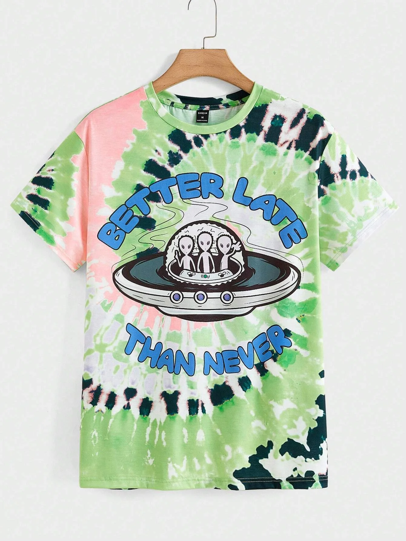 Футболка Унисекс С Принтом чужой Manfinity Emrg Повседневная Уличная Одежда Для