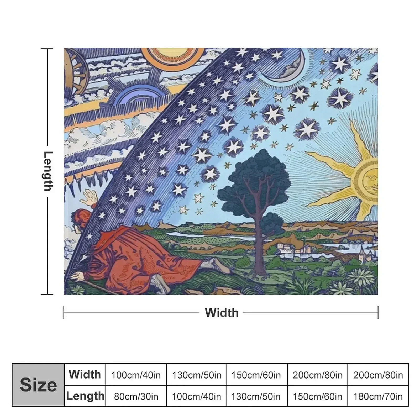 Герметичный гностический гобелен футболка и маска декоративное одеяло модные