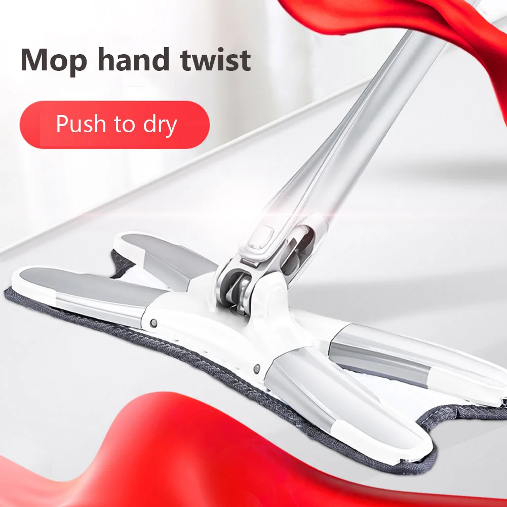 

360 Degrees Floor Cleaning Mop Automatic Wringing Household Window Wiper Water Absorption Wet And Dry for Automatic Door Corner