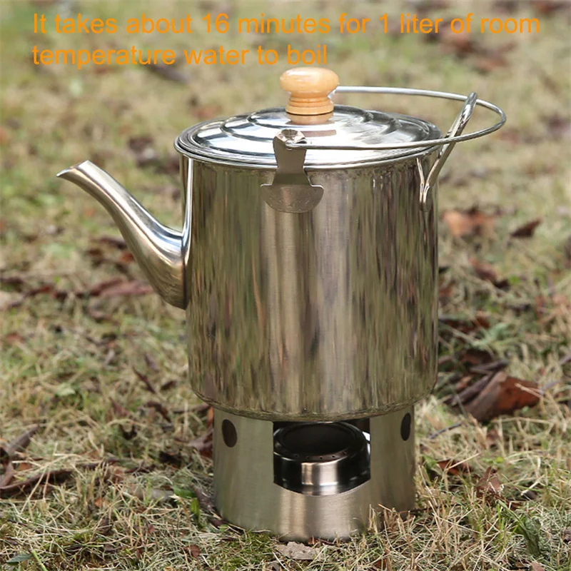 

Outdoor Camping Stove Portable Metal Alcohol Stove Rack With Windscreen Outdoor Ultralight Windshield Hiking Backpack Cookware