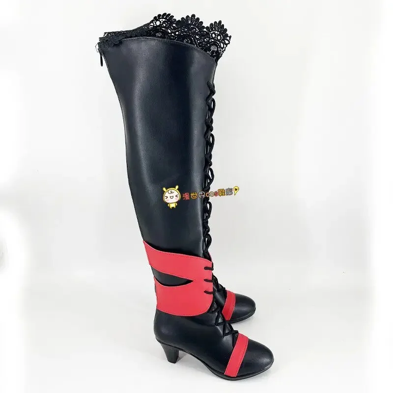 Фото A;3\v,7'd/Kyōgoku Masamune Touken Ranbu Online Shoes Boots Halloween Carnival Cosplay Props Custom Made;4'v,6\h/ №4