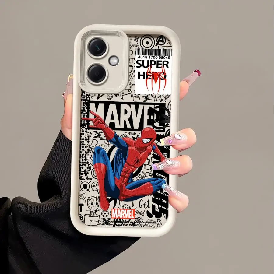 Чехол для телефона Xiaomi Poco X3 Pro C61 C50 X3NFC Redmi 12C 13 A2 Plus 12 13C противоударный чехол Funda Marvel