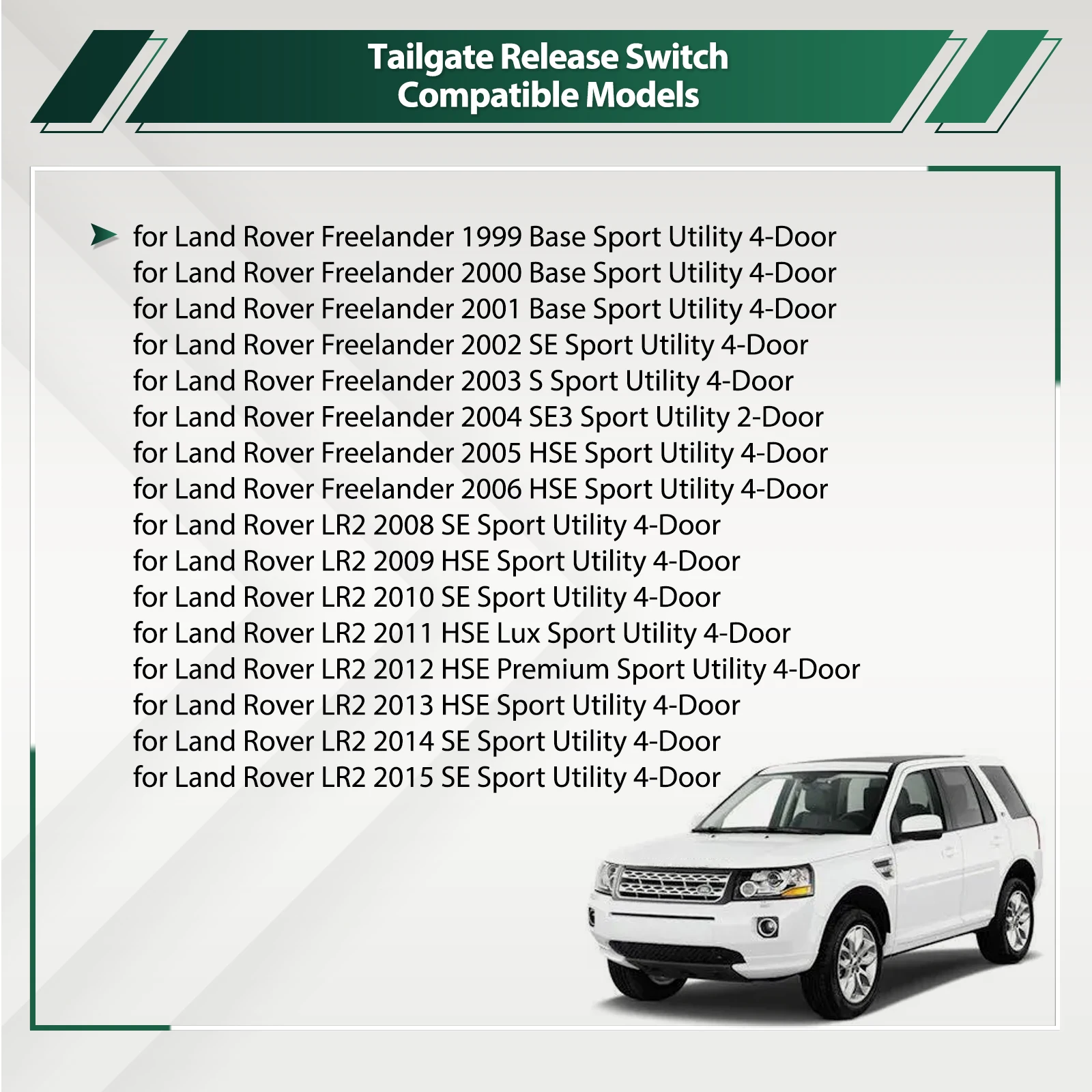 LR020997 LR042648 LR002219 LR079909 спуск задней двери багажника автомобиля ручка переключателя