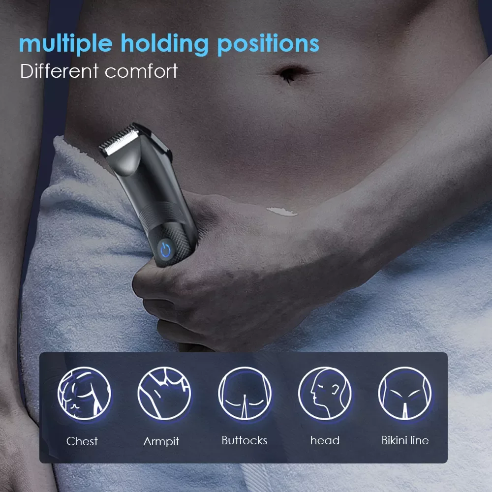 

NEW2023 Hair Clipper Shaver Clippers Private Parts Removal Whole Body Trimmer IPX7 Waterproof For Men USB Shaving Chargeable
