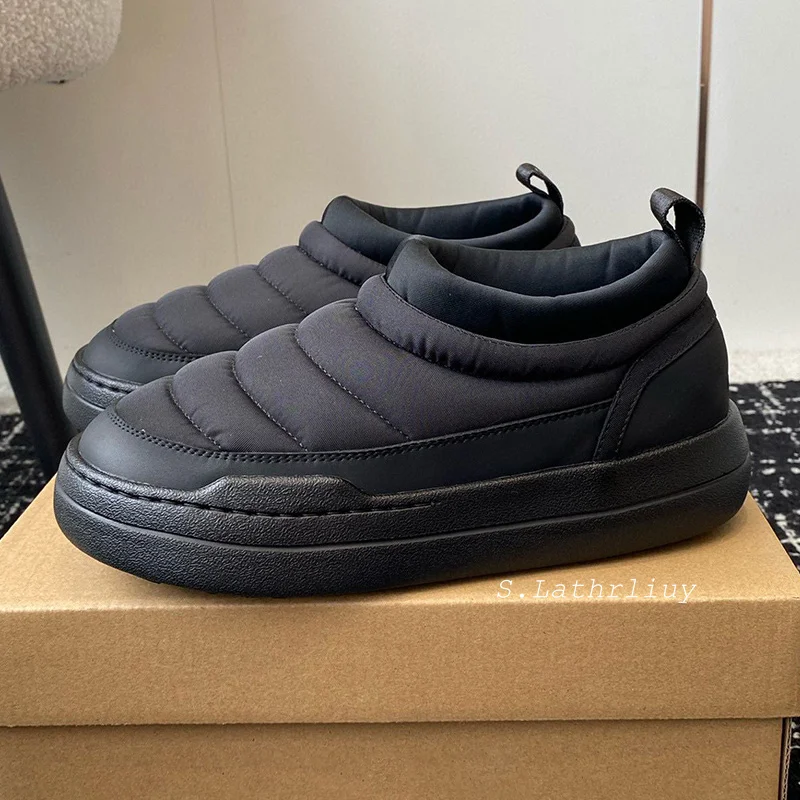 Зимние ботильоны с низким верхом повседневные женские зимние ботинки круглым