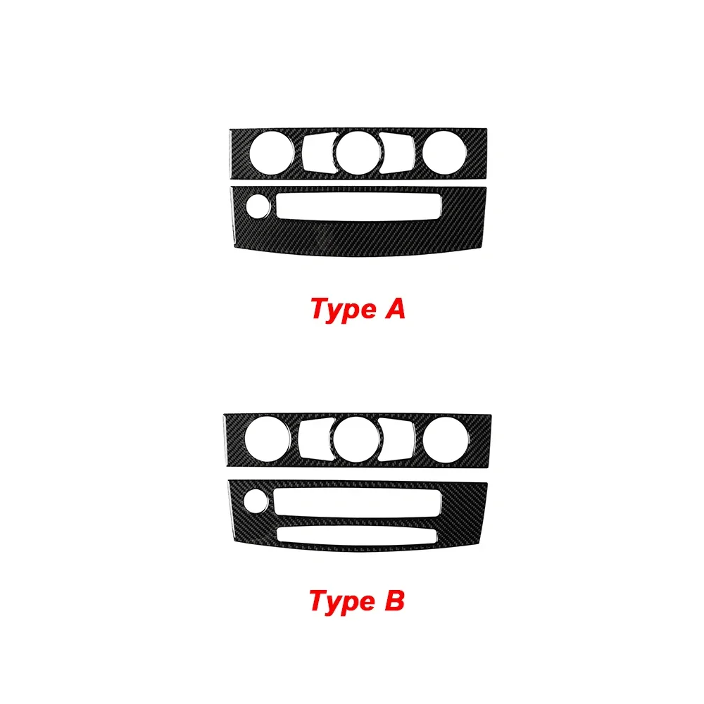 2 шт. декоративная накладка на центральную консоль автомобиля BMW 5 серии E60 2008-10