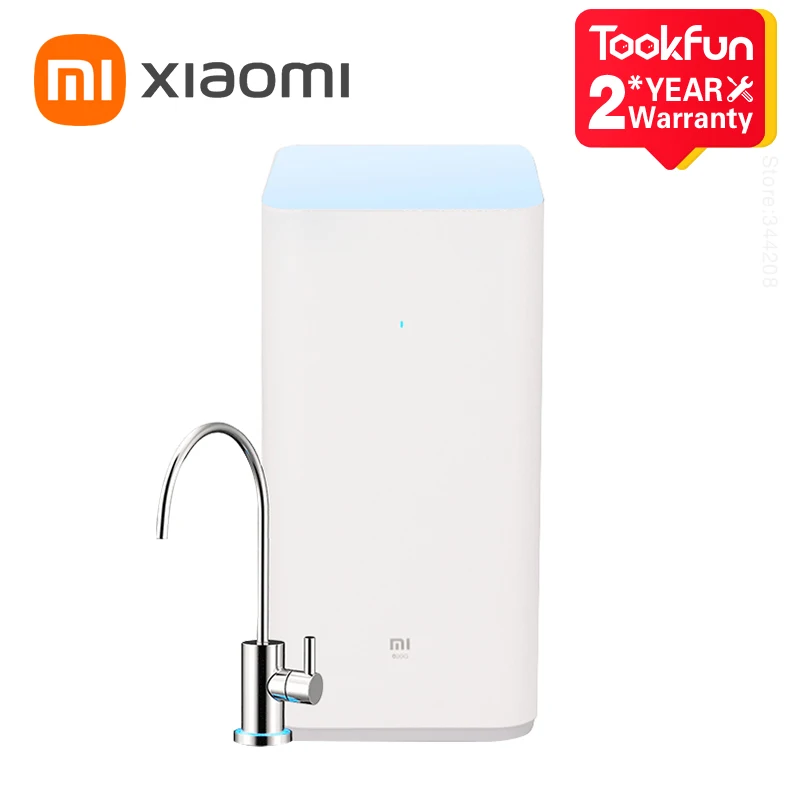 2023 New XIAOMI MI Water Purifier 600G Drinking Water Filter System Gallon Water RO Reverse Osmosis Filter Five-Fold Filtering