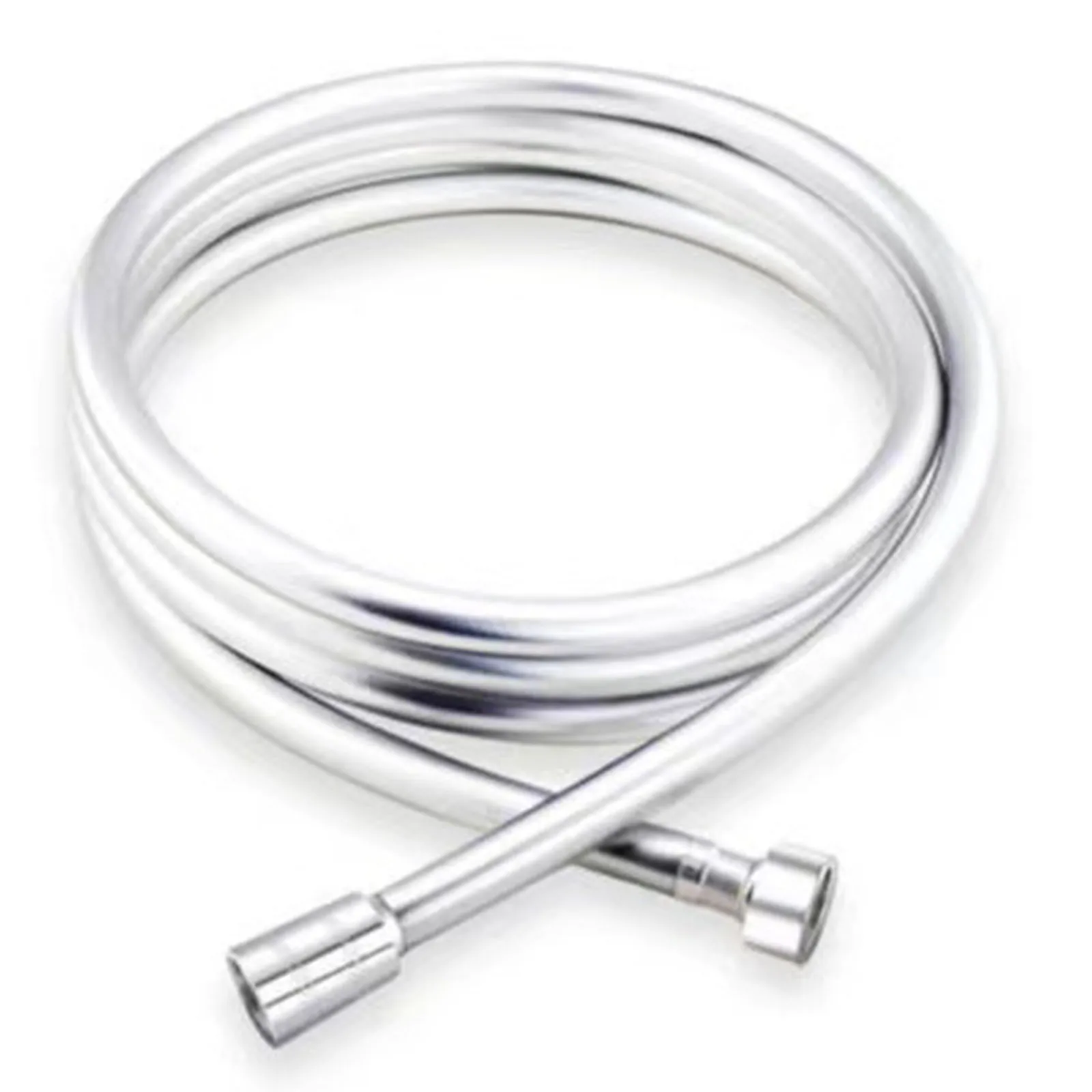 

PVC Silicone Showerhead Hose 1.5M 2.0M Flexible Tube High Pressure Water Electroplating Silver GI/2 Universal Interface Bathroom