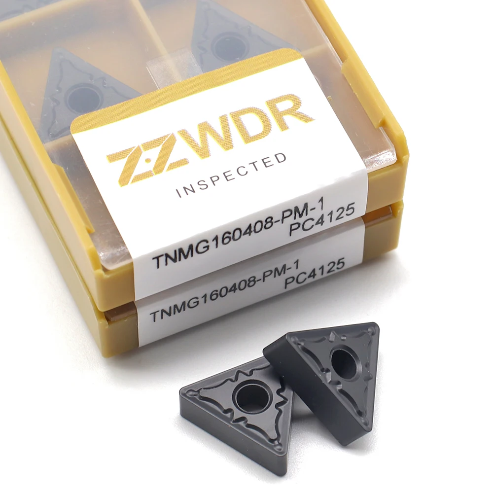 

TNMG160408 PM 1 PC4125 10pcs Cutter External Turning Tool CNC Lathe Tool 100% Original Carbide Cylindrical For Steel