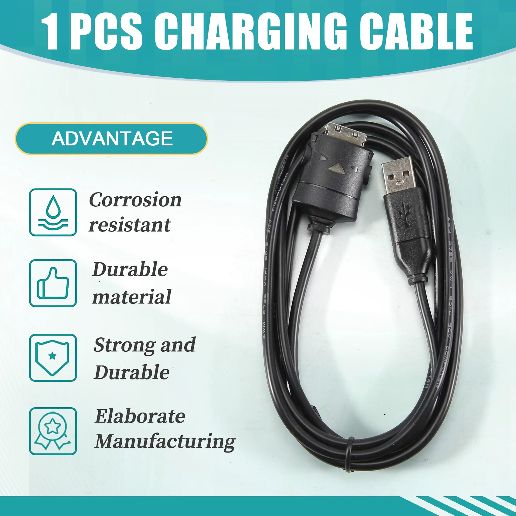 Фото Кабель USB N05R SUC-C2 для зарядки и передачи данных цифровых камер NV3, NV5, NV7, I5, I6, I7, I70, NV20, L70, L73, L74, L7 №5