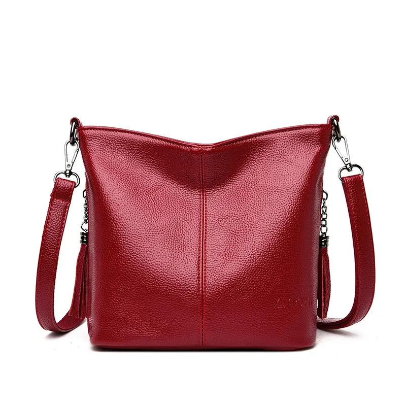 

Genuien Leather Tassels Ladies Hand Crossbody Bags for Women Luxury Purses and Handbags Women Shoulder Bags Designer Bucket Sac