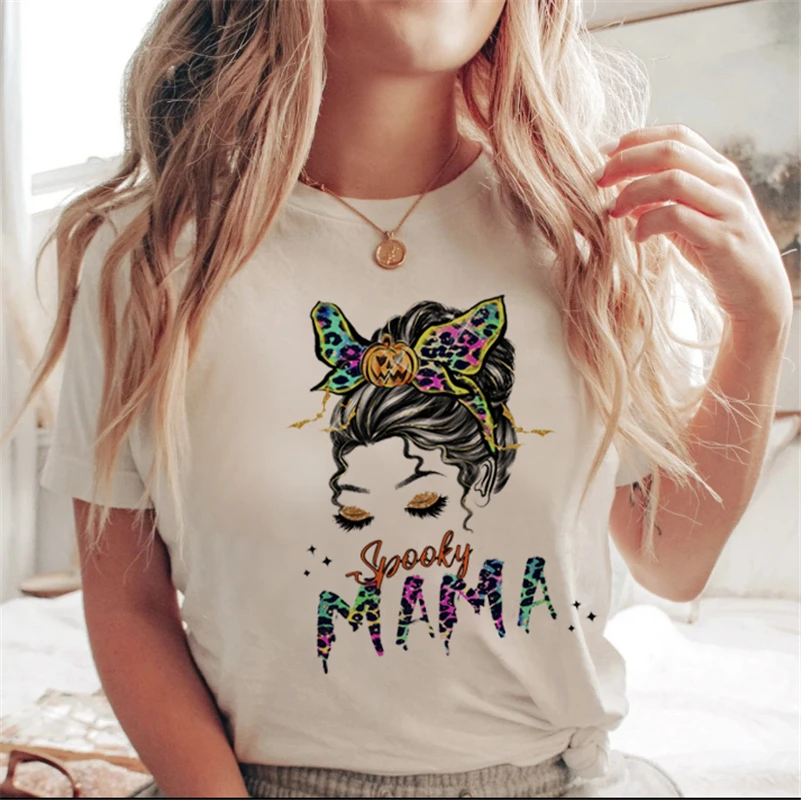 

Повседневная Универсальная футболка с мультяшным принтом, модная Милая женская футболка в стиле 90-х с коротким рукавом и графическим принт...