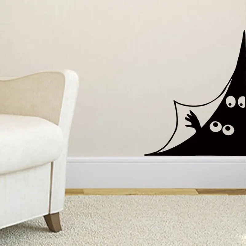 

Large Size Funny Peeping Eyes Wall Sticker Door Wall Corner Home Decor Living Room Background Decoration Creative Stickers HY862