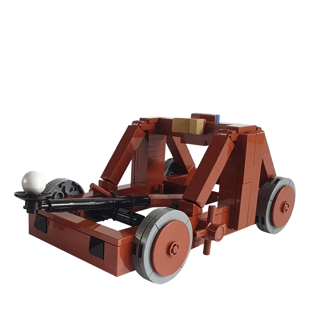 

Gobrick MOC средневековая архитектура замок катапульта автомобиль осада строительные блоки Строительные блоки модели строительные блоки игрушки подарок