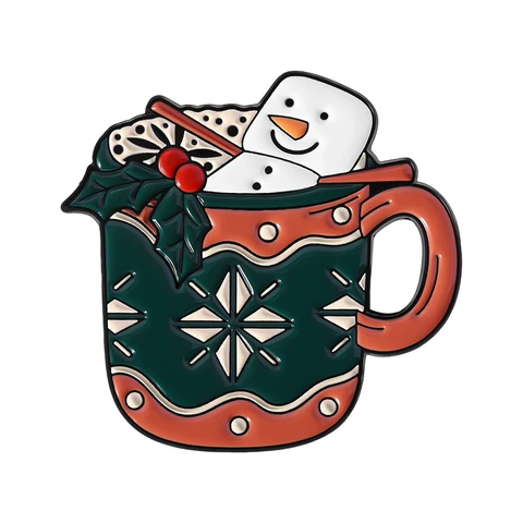 Рождественские броши с оленем Давида