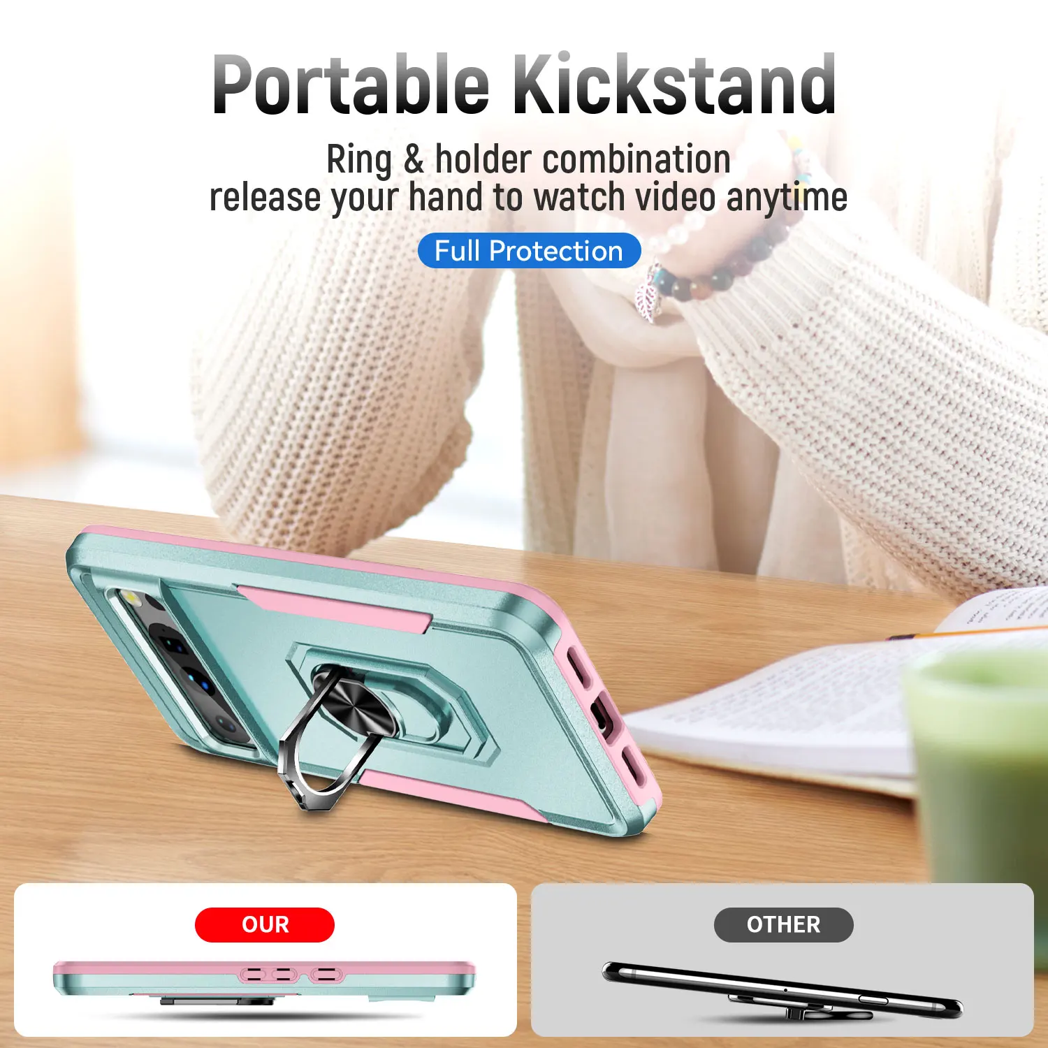 Кольцо-держатель для Google Pixel 6/6a/6 Pro/7/7a/7 Pro/8/8 Pro