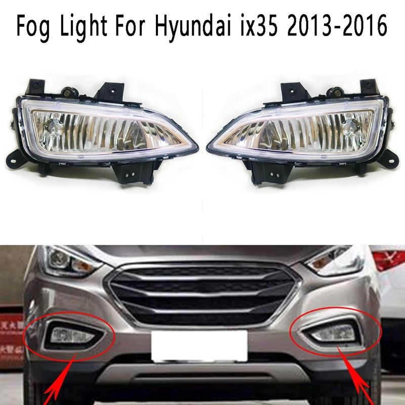 Передняя противотуманная фонарь Φ дневная в сборе для Hyundai Ix35 2013-2016 92202-2Z500