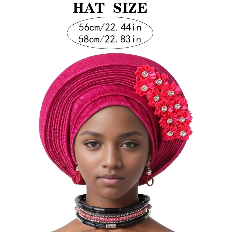 Новый липкий цветок тяжелая промышленность яркая шелковая многослойная шляпа с