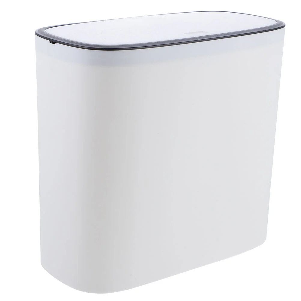 

Can Trash Waste Bin Garbage Container Kitchen Lid Bathroom Wastebasket Rubbish Press Basket Office Cans Box Bedroom Desk Type