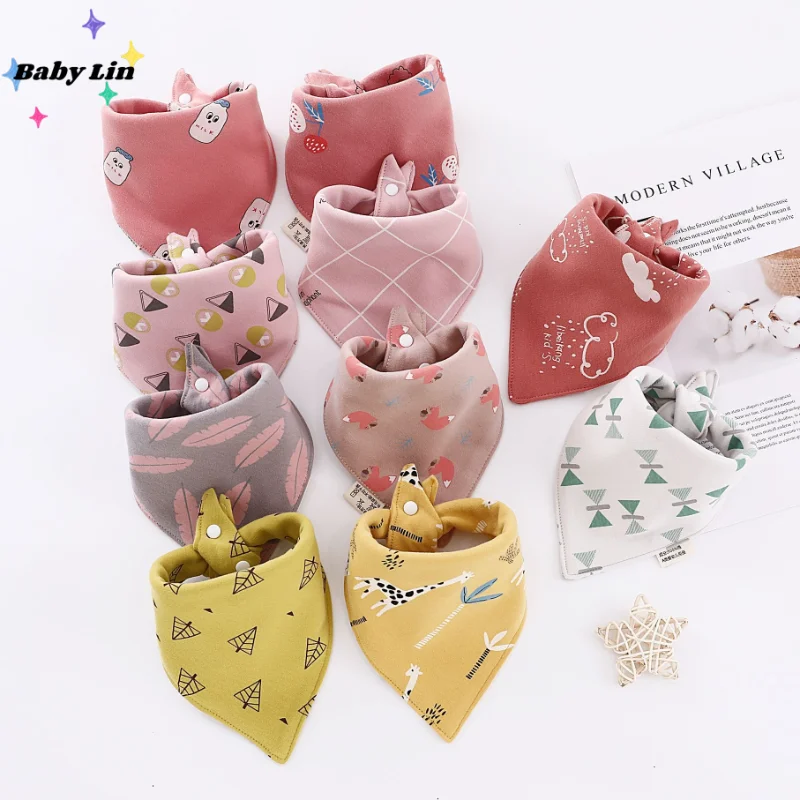 

Детские Органические Хлопковые банданы, Слюнявчики, Мультяшные нагрудники для младенцев, девочек, мальчиков, Слюнявчики, нагрудники для но...