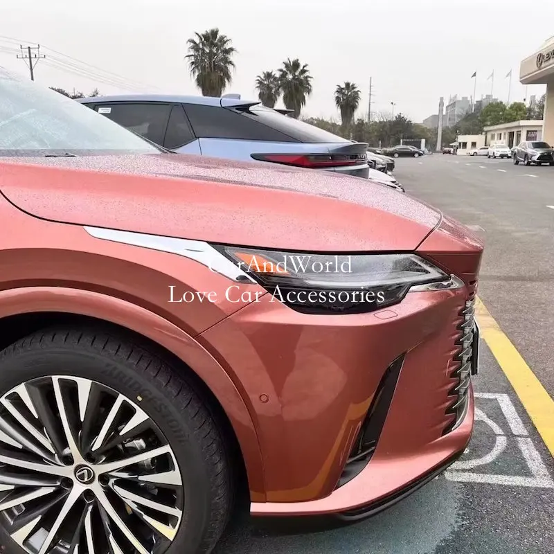 ABS Хромированная головка фотоэлемент рамка для фары декоративная крышка