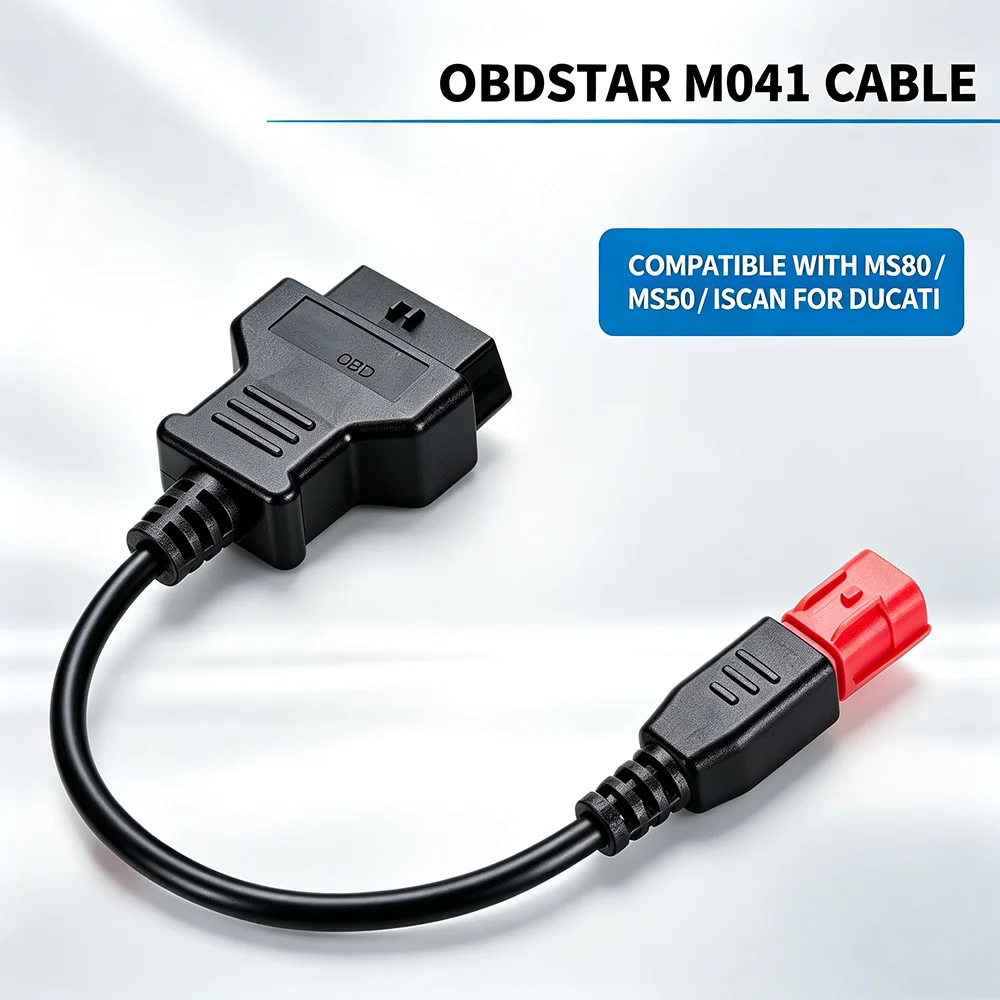 Фото Кабель OBDSTAR M041 для мотоциклов Ducati 2019 года выпуска и новее (Евро V) с функцией настройки приборной панели, совместимый с MS80, MS50, IScan и ODOMaster Tool. №5