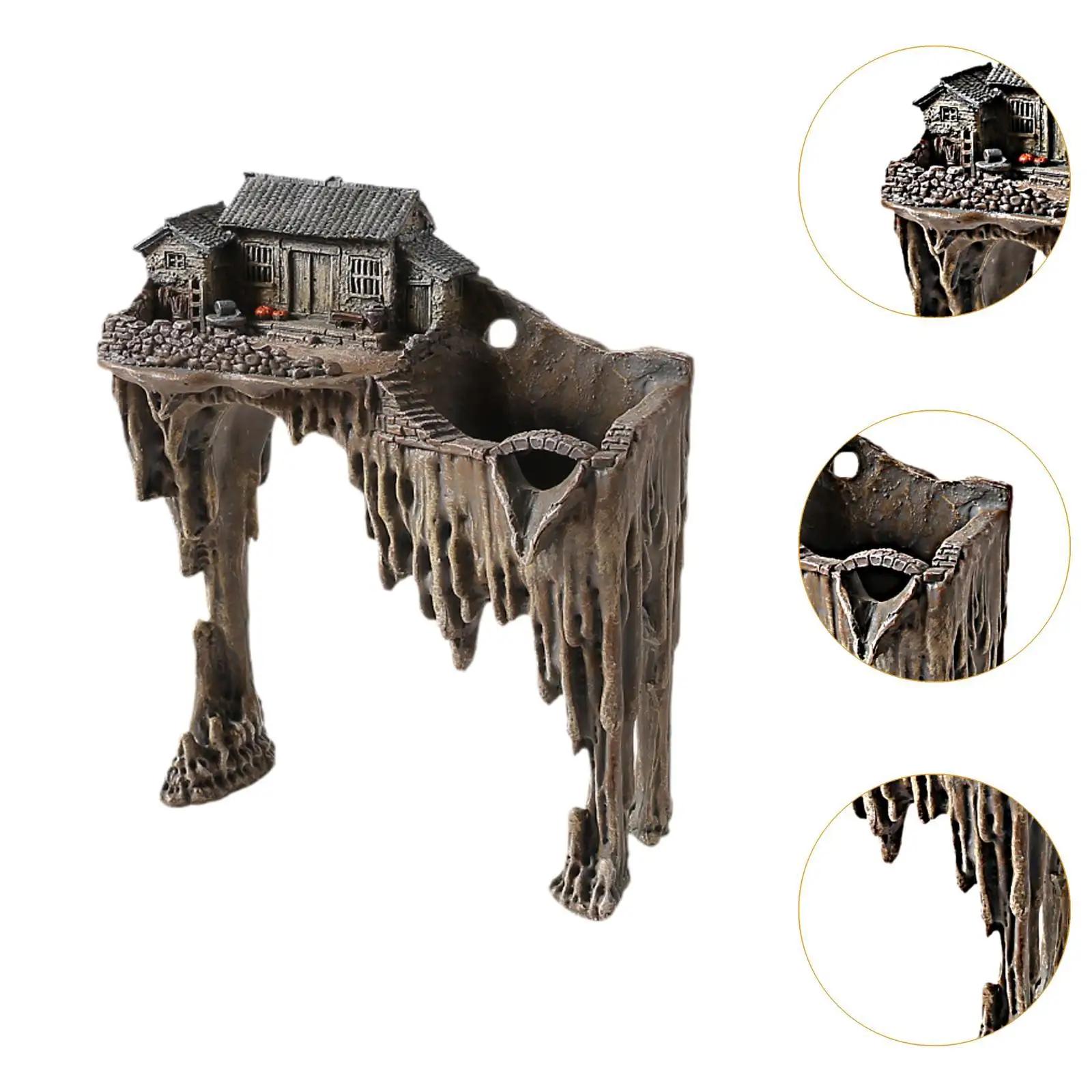 Аквариумное Убежище Домашняя Полиморфическая Статуя Украшение Для Рыб Черепах