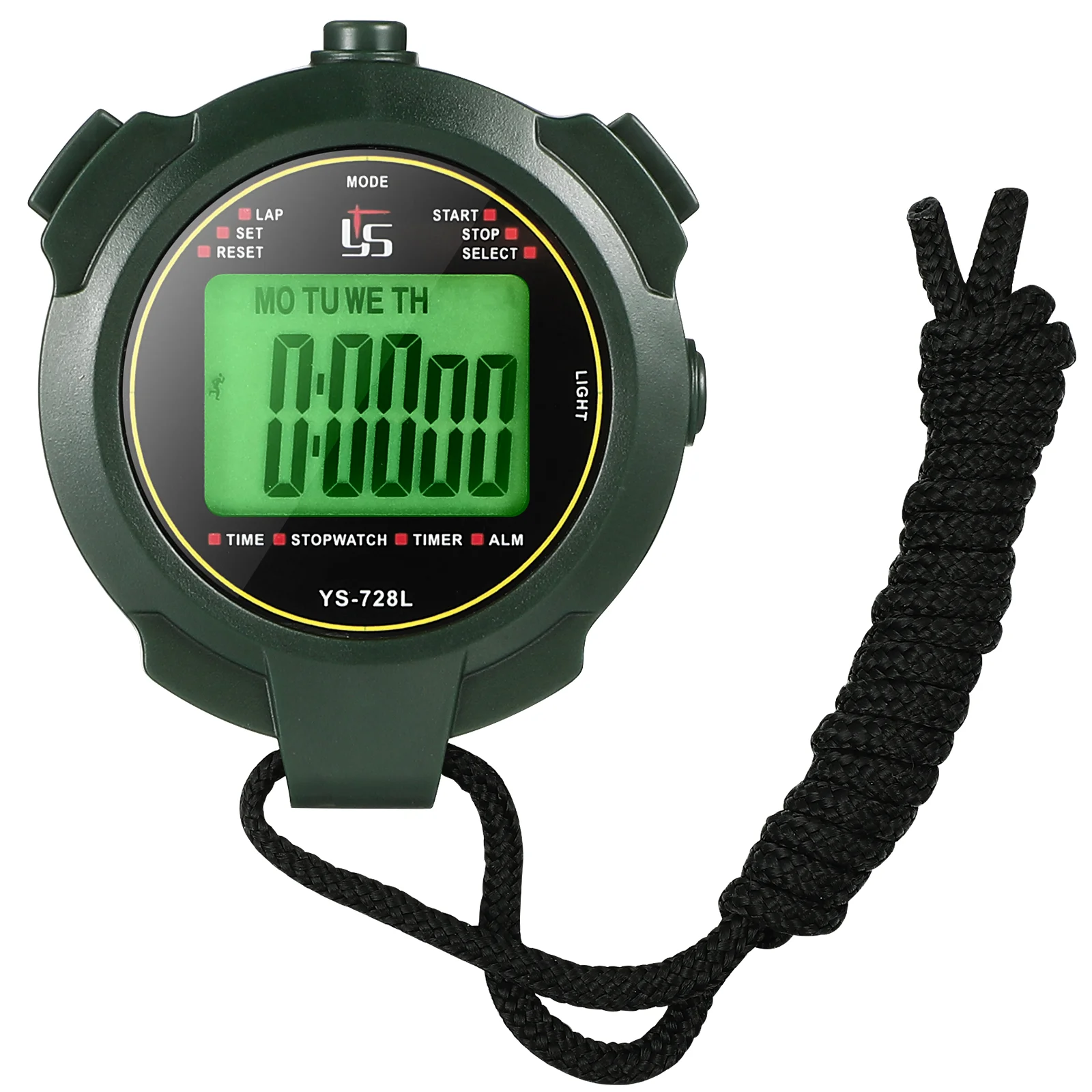 

Stopwatch Digital Training Timer Match Display Screen Fitness Multi-function Abs