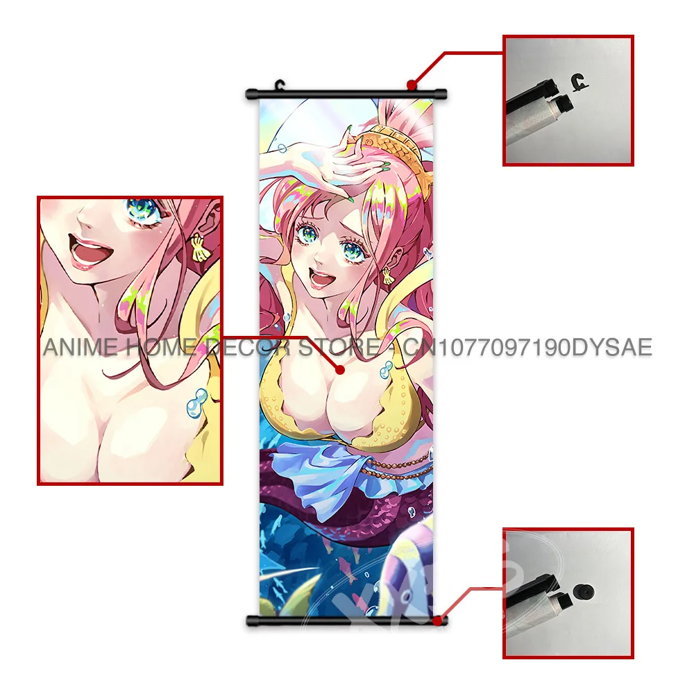 ONE PIECE постер аниме Shirahoshi висячие картины Vivi домашний декор Боа Хэнкок настенное