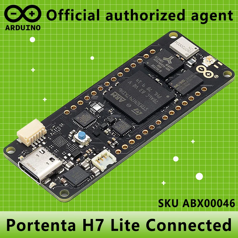 Фото Portenta H7 Lite Connected ABX00046 Аутентичный итальянский продукт STM32H747XI Плата разработки MCU №1