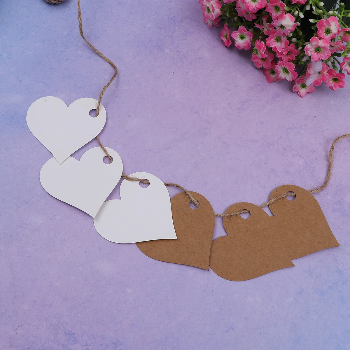 

Tags Gift Labels Blank Tag Kraft Paper Label You Stamp Wrap Present Baking Cloth Thank Wedding Size Display Rope Hanging Marking