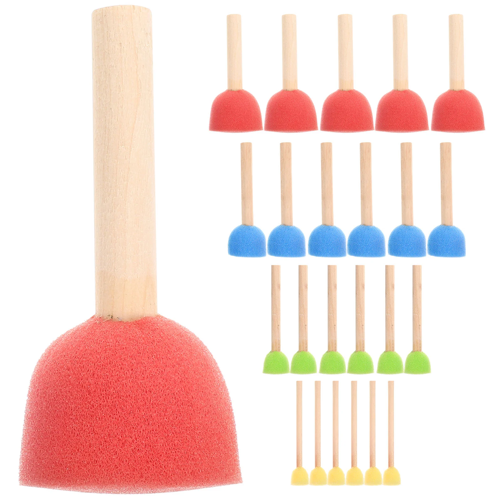 

Mushroom Head Sponge Brush Drawing Stamps Painting Tool Compact Graffiti Kid Suit