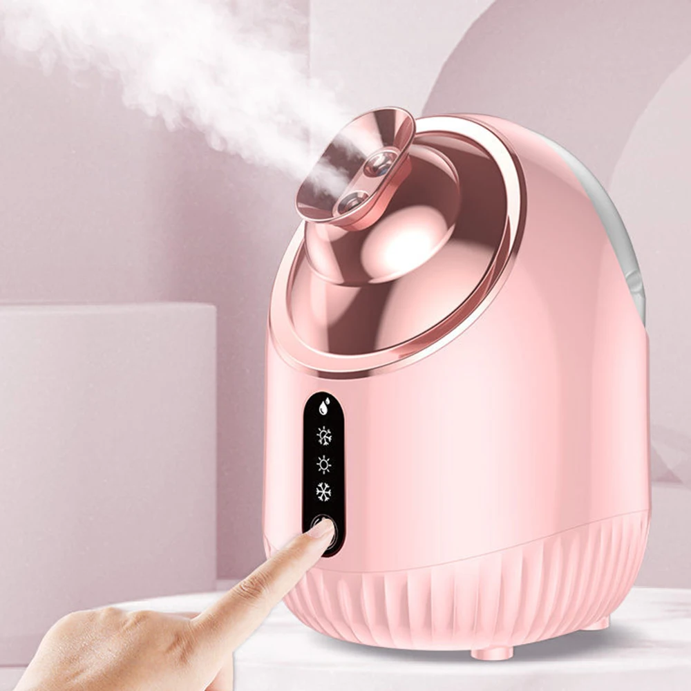 

Cold Hot Face Steamer Nano Mist Sprayer Humidifier Fruits Vegetables Facial Steamer SPA Moisturizing Cleaning Skin Care