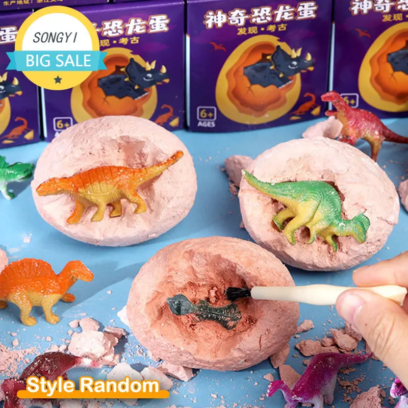 

Dinosaur Eggs jurassic Park Tyrannosaurus Model Toys Scientific Mining Dinosaur Archeology Digging Educational Toys For Kid Boy