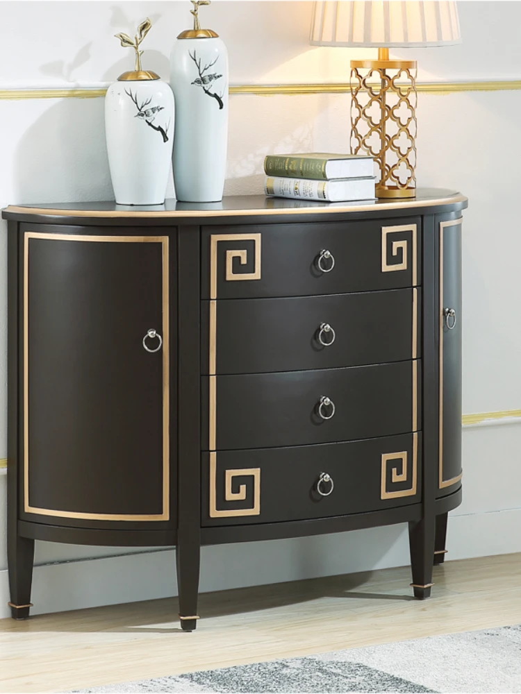 Шкаф-сервант YY с перегородкой Полукруглая для дома