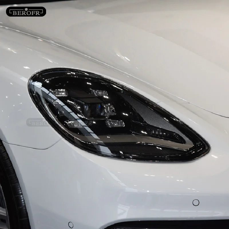 

Car Headlight Taillight Protection Tint Film Smoke Black Transparent TPU Sticker For Porsche Panamera 971 2018 2019 2020 2021
