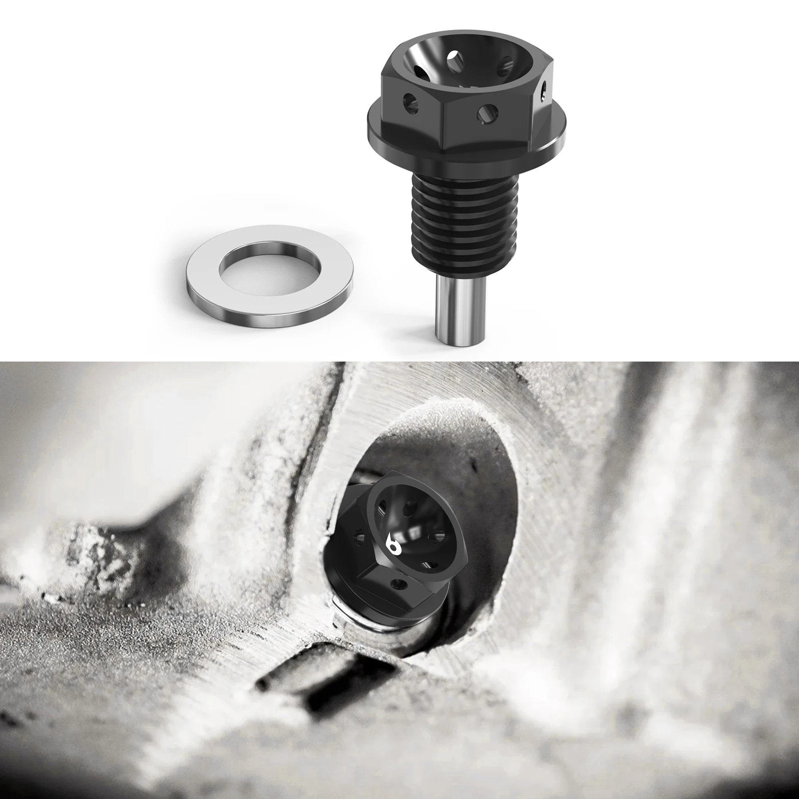 

M12x1.5 Магнитная пробка для слива масла Алюминиевая гайка для слива масла из картера для BMW E46 E60 E90 E36 E39 E91 E92 E30 E34 F10 F30 Z3 Z4 X5 E70